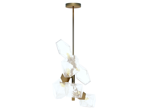 吊灯 金属吊灯 玻璃吊灯 装饰灯具su模型