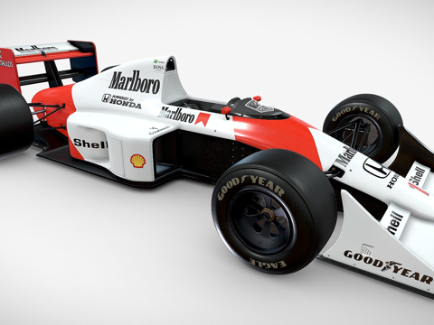  迈凯伦MP45  一级方程式3d模型 