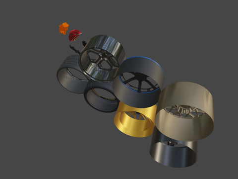  轮毂包兰博基尼SDC3d模型 