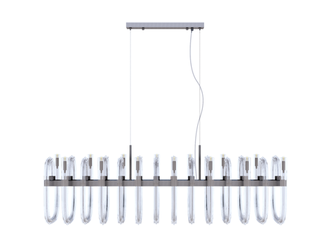  吊灯 金属吊灯 玻璃吊灯 装饰灯具su模型 