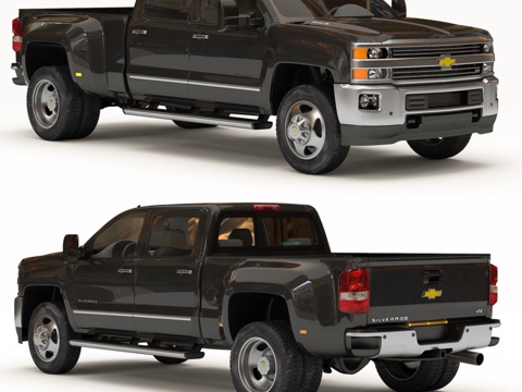  雪佛兰Silverado3d模型 