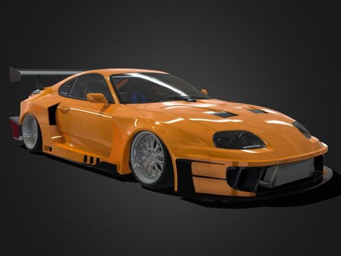  丰田Supra MK4改装版3d模型 