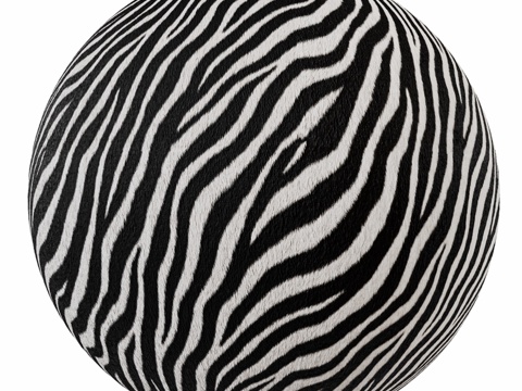  斑马奢华面料WildWeave系列PBR材质3d模型 