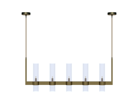  吊灯 金属吊灯 玻璃吊灯 装饰灯具su模型 