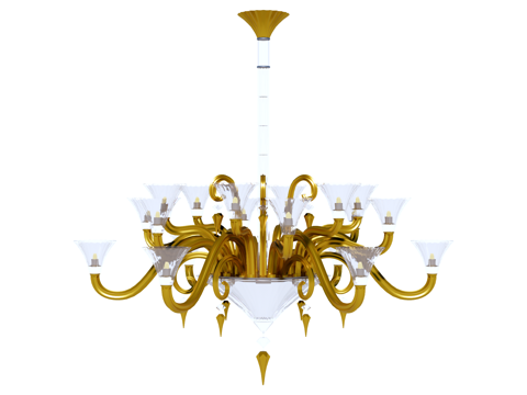 吊灯 水晶吊灯 金属吊灯 装饰灯具su模型