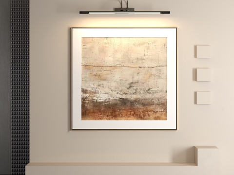  现代挂画3d模型 