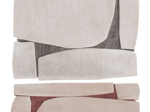  莫赫班 Atlas AT02 灰色地毯3d模型 