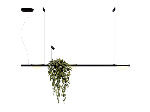  吊灯 金属吊灯 装饰灯具su模型 