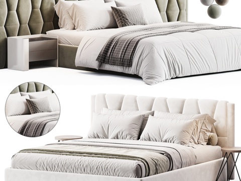  Miliashop品牌Gem Gervasoni床3d模型 