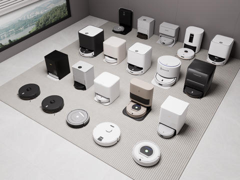 现代扫地机器人su模型