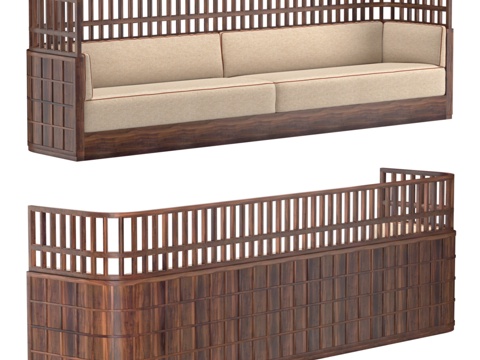  门厅沙发0113d模型 