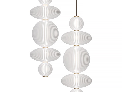  BARRY ONE PEARL吊灯 Lampatron3d模型 