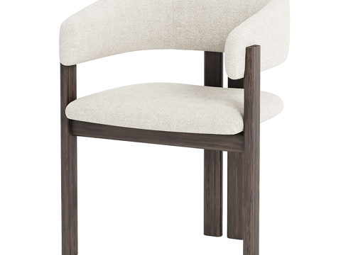  北欧简约单人椅子 椅子 简约椅子 休闲椅子 凳子 餐厅椅子3d模型 