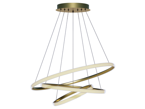  吊灯 金属吊灯 装饰灯具su模型 