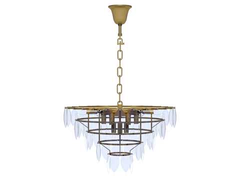 吊灯 水晶吊灯 金属吊灯 装饰灯具su模型