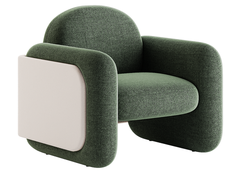  现代简约单人沙发 单人沙发 简约沙发3d模型 