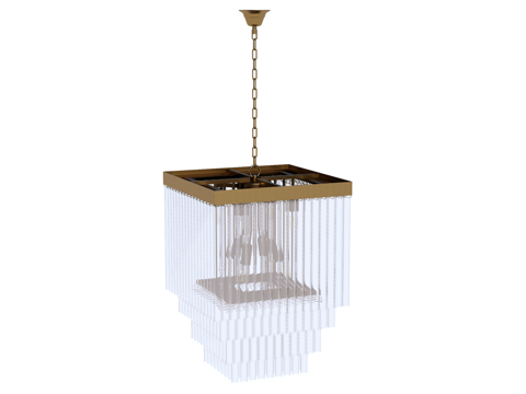 吊灯 水晶吊灯 金属吊灯 装饰灯具su模型