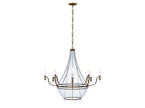 吊灯 水晶吊灯 金属吊灯 装饰灯具su模型