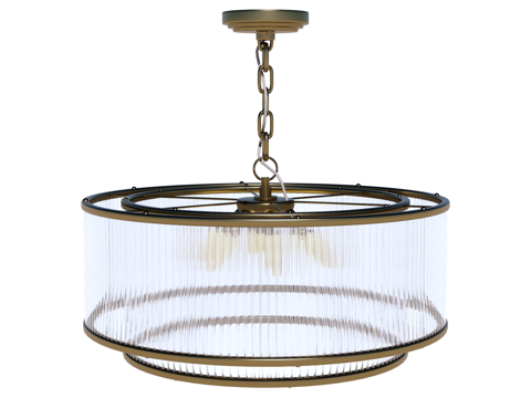  吊灯 水晶吊灯 金属吊灯 装饰灯具su模型 