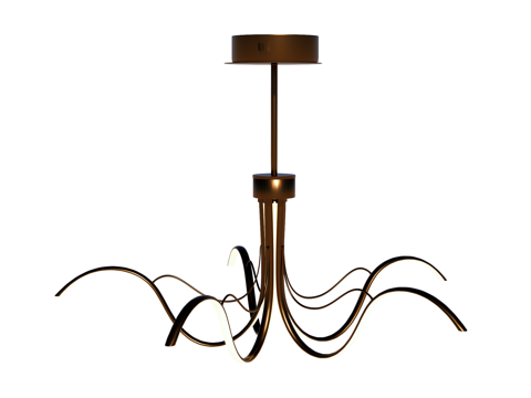  吊灯 金属吊灯 装饰灯具su模型 