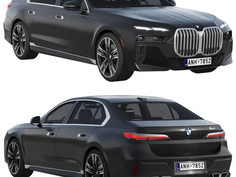  2023款宝马760i3d模型 