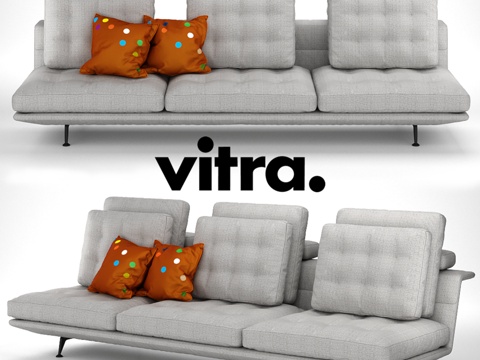  Sofa Vitra - Grand Sofa3d模型 