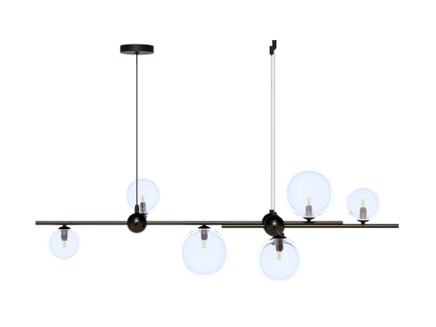  吊灯 金属吊灯 玻璃吊灯 装饰灯具su模型 