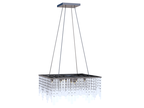 吊灯 金属吊灯 玻璃吊灯 装饰灯具su模型