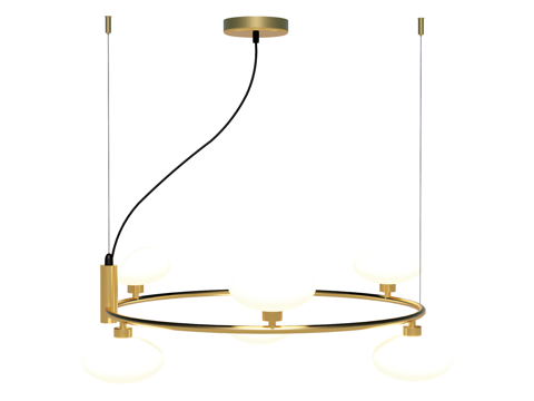  吊灯 金属吊灯 装饰灯具su模型 