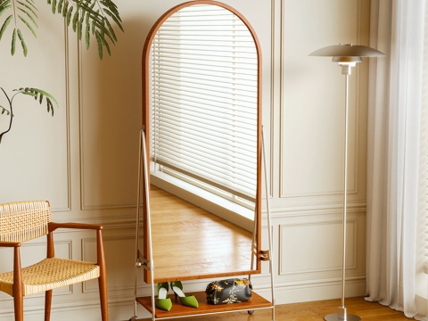  镜子 全身镜 落地镜 摆件3d模型 