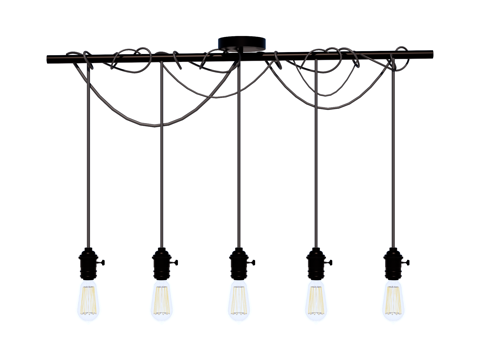  吊灯 金属吊灯 玻璃吊灯 装饰灯具su模型 