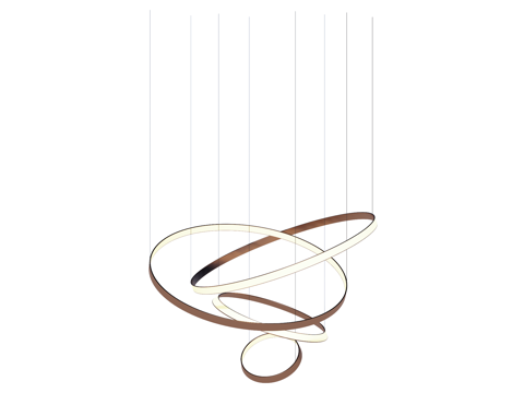  吊灯 金属吊灯 装饰灯具su模型 