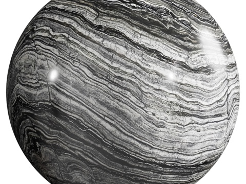  黑木大理石材质3d模型 