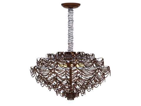 吊灯 水晶吊灯 金属吊灯 装饰灯具su模型