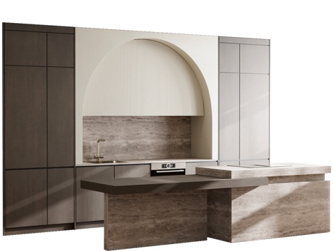  厨房电器 博世厨房232冠状系列3d模型 