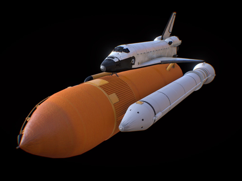  航天飞机msanjurj13d模型 