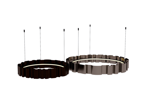  吊灯 金属吊灯 装饰灯具su模型 