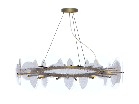 吊灯 水晶吊灯 金属吊灯 装饰灯具su模型