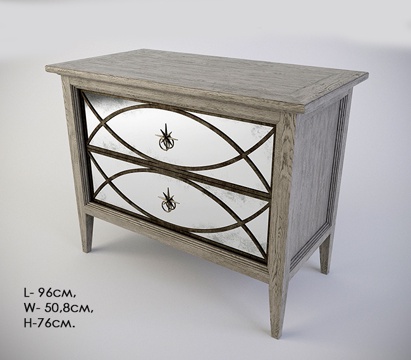  现代床头柜 床头柜3d模型 