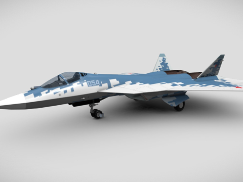  苏霍伊Su573d模型 