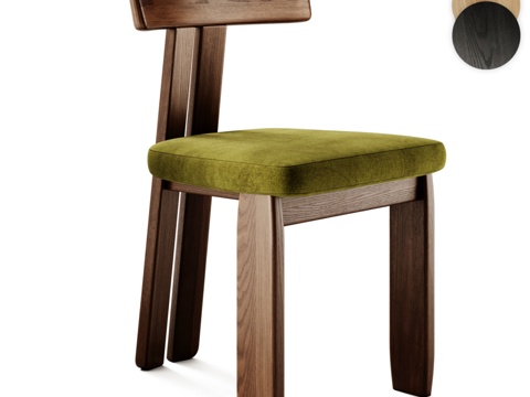  Mia餐厅椅3d模型 