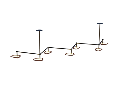  吊灯 金属吊灯 装饰灯具su模型 