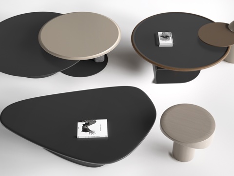 现代茶几 客厅茶几su模型