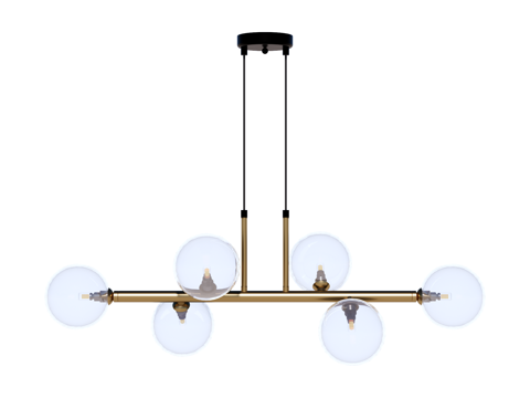  吊灯 金属吊灯 玻璃吊灯 装饰灯具su模型 