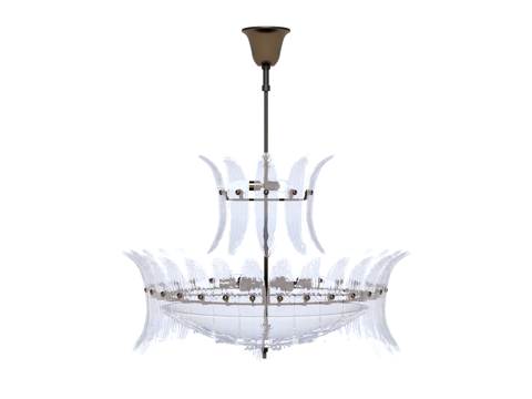 吊灯 水晶吊灯 金属吊灯 装饰灯具su模型