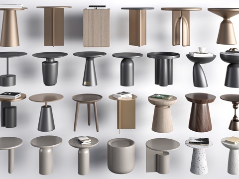 现代茶几 客厅茶几su模型