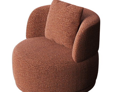  现代简约单人沙发 单人沙发 简约沙发 休闲沙发 客厅沙发3d模型 