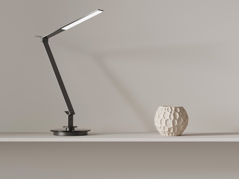 现代台灯 极简台灯su模型