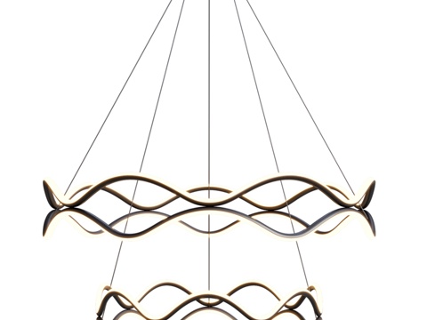  Loft Concept海啸灯3d模型 