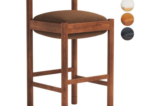  Stahl DUBEL吧凳3d模型 